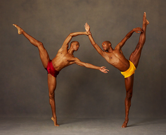 Alvin Ailey American Dance Theater's Yannick Lebrun and Antonio Douthit