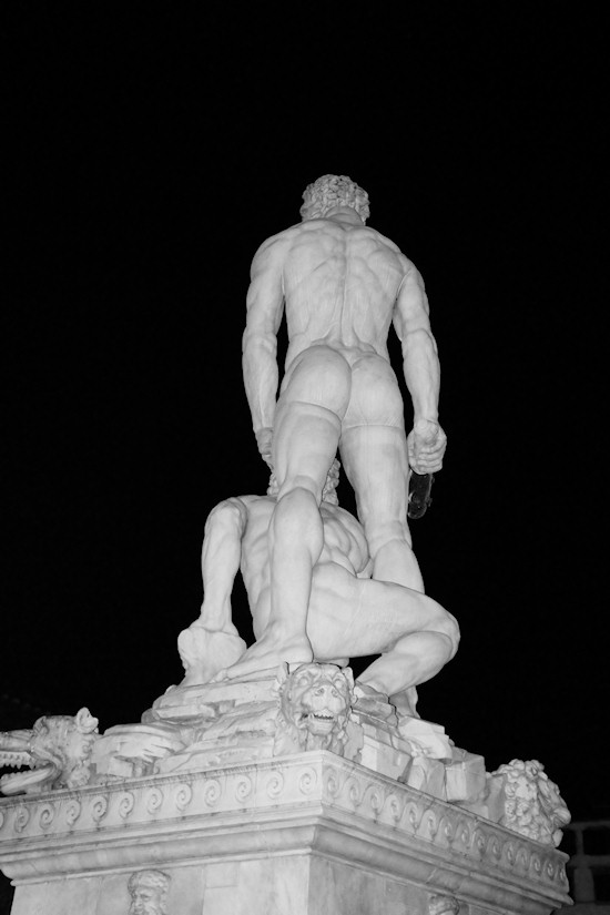 Florence: Baccio Bandinelli's Hercules and Cacus statue