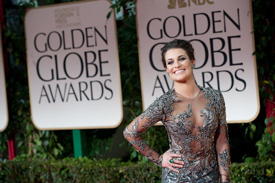 Lea Michele @ Golden Globe Awards 2012