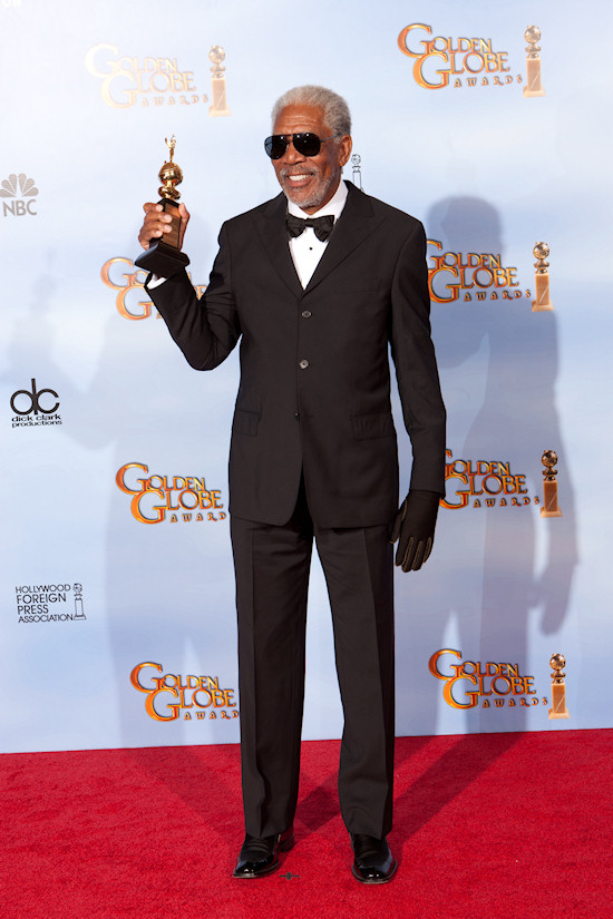 Morgan Freeman @ Golden Globe Awards 2012