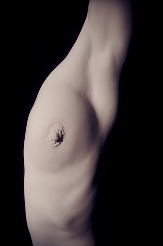 Plaster Sculpture by Juno: Female Breast