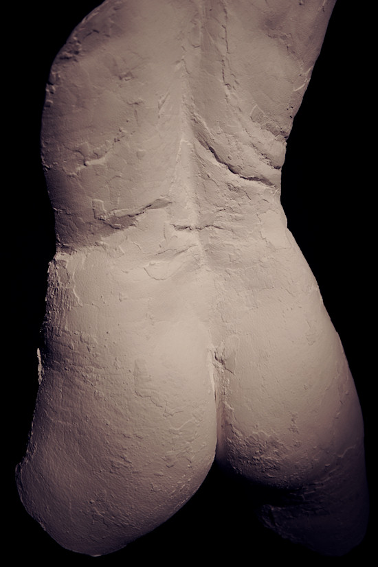 Plaster Sculpture by Juno: Female Bottom