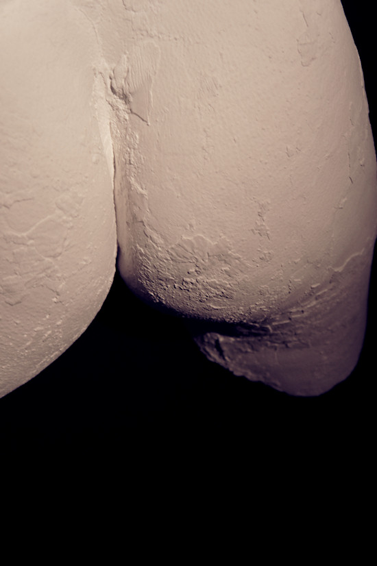 Plaster Sculpture by Juno: Female Bottom