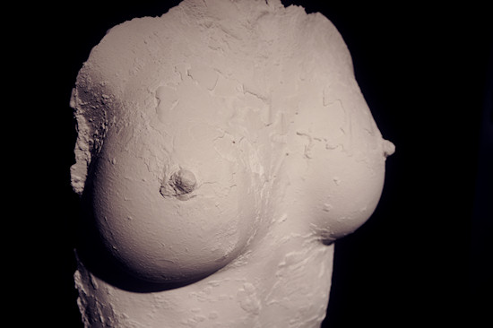 Plaster Sculpture by Juno: Female Torso