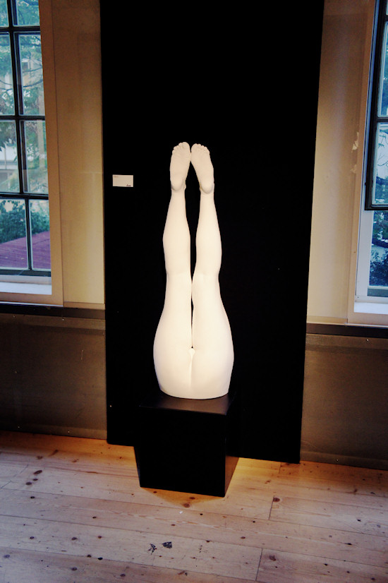 Plaster Sculpture by Juno: Female Legs and Bottom