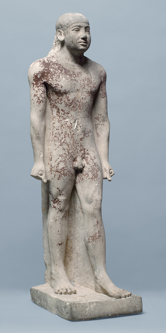 Nude Men: Standing Figure of the Court OfficialSnofrunefer. Egyptian, Old Empire, late 5th Dynasty, circa 2400 B.C.