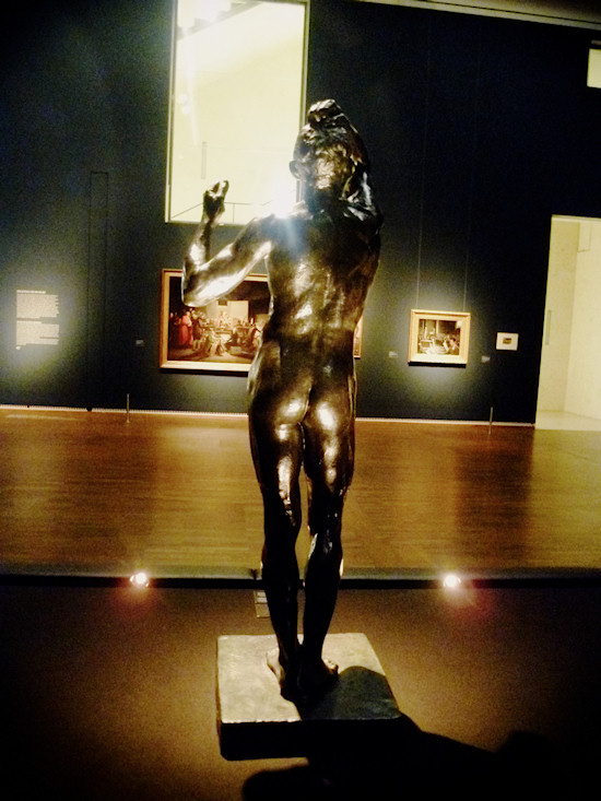 Nude Men: The Age Of Bronze (1875-76). Statue by Auguste Rodin (1840-1917)