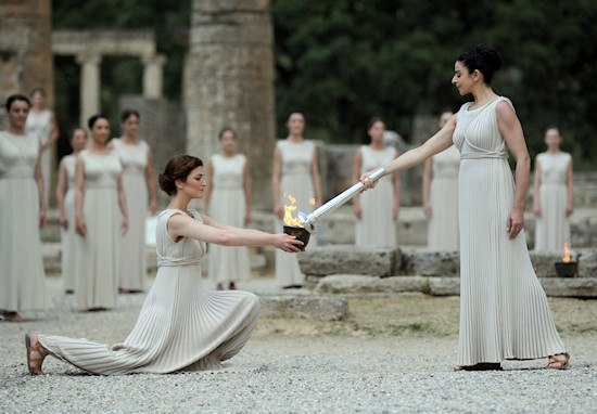 Olympic Torch Lighting Ceremony London 2012