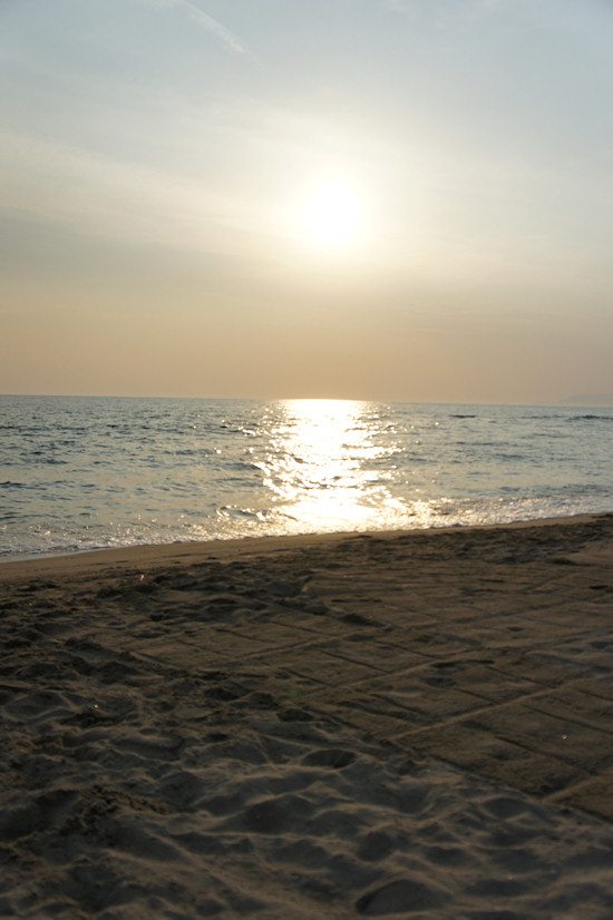 Viareggio Beach Sunset