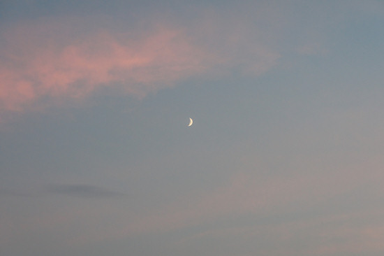 Viareggio: Sunset and Moon