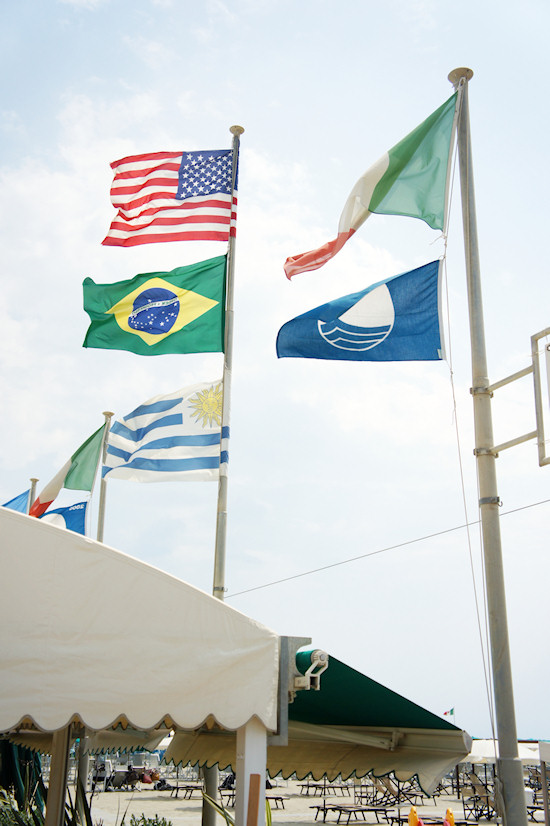 Viareggio Beach Resort Flags