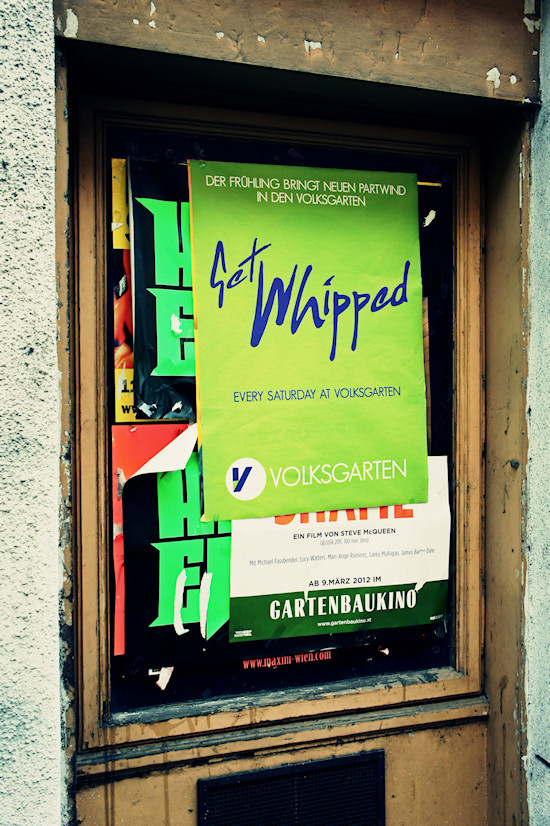 Volksgarten Get Whipped Poster