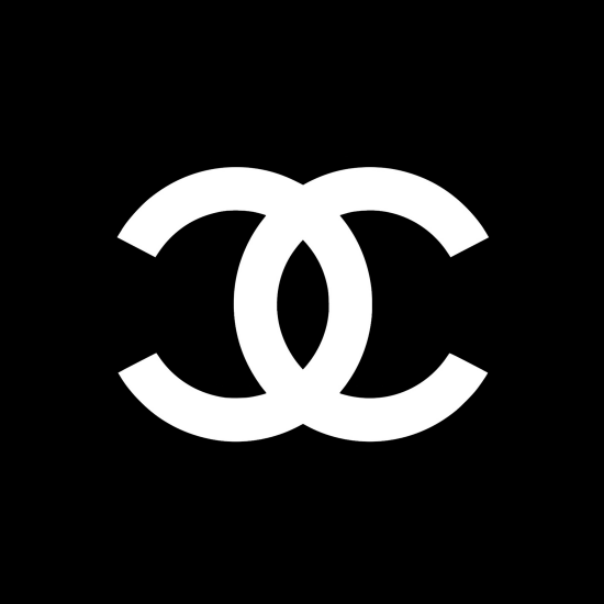 Chanel Logo White CC