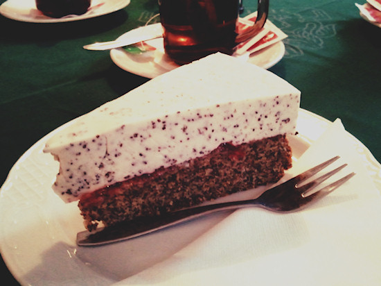 Poppy seed cake, Mohnschnitte @ Gösser Bierinsel, Wien