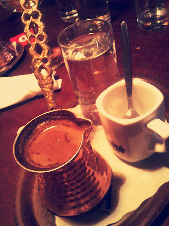 Turkish coffee, Türkischer Kaffee @ Maschu Maschu, Neubaugasse, Wien