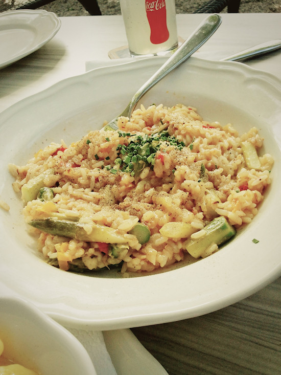 Asparagus risotto, Spargelrisotto @ Gasthaus zur Zahnradbahn, Wien