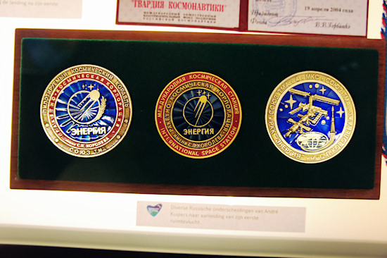 Russian medals Energia @ Space Expo Noordwijk, the Netherlands