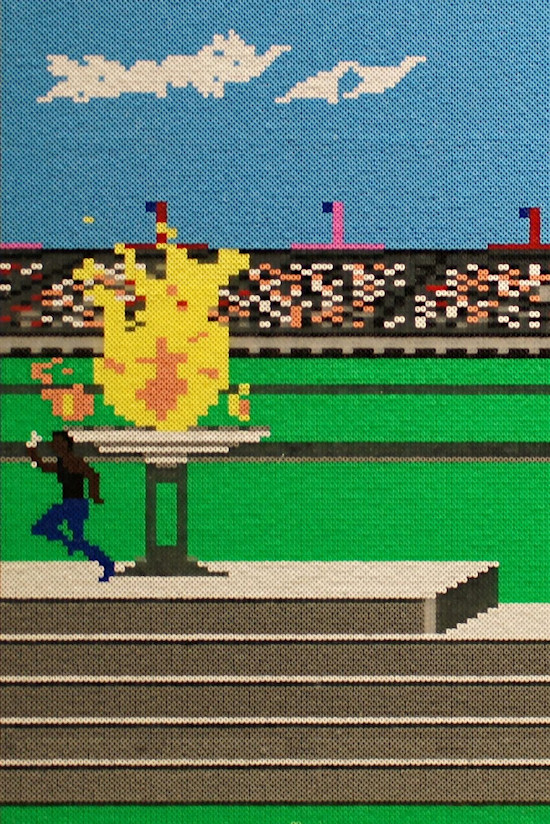 "Summer Games" by Veri Hanak Hammerl @ We Love 8-Bit exhibition Vienna