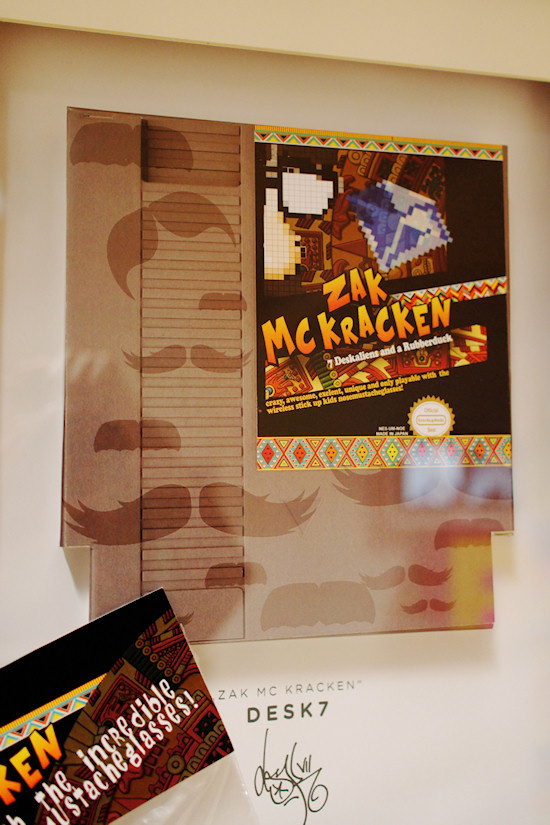 "Zack McKracken" by Desk7 @ We Love 8-Bit exhibition Vienna