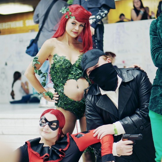 Poison Ivy cosplay @ Comics Salon 2014