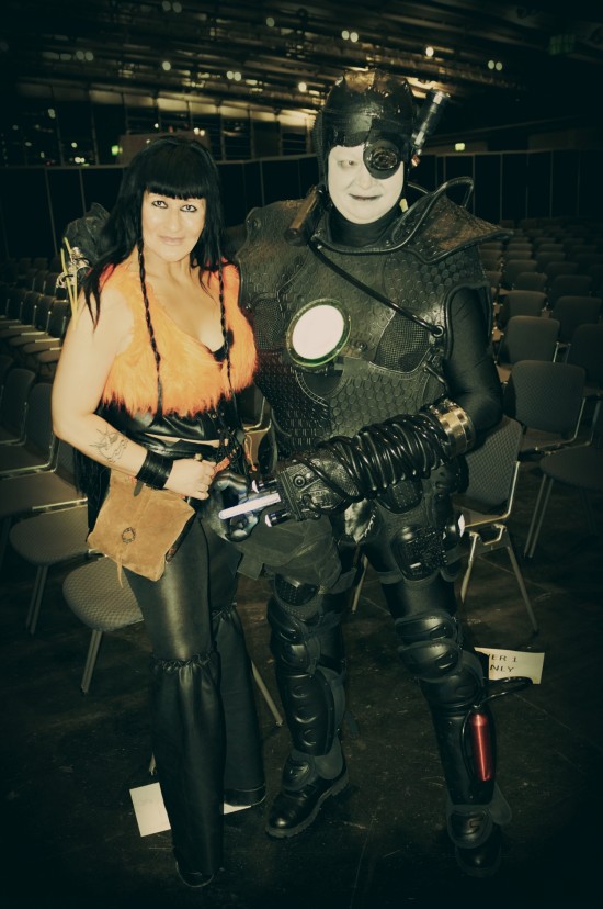 Nona vs Borg @ Destination Star Trek Germany Convention 2014 Frankfurt