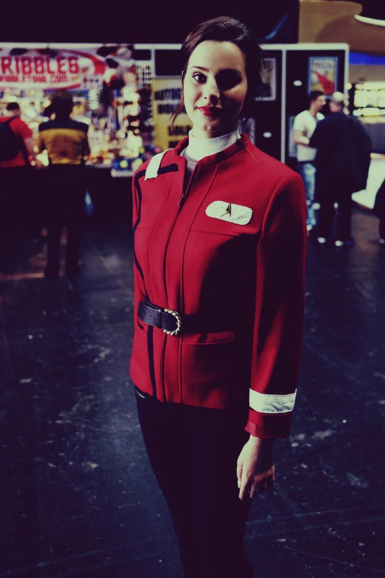 Star Trek admiral uniform @ Destination Star Trek Germany 2014