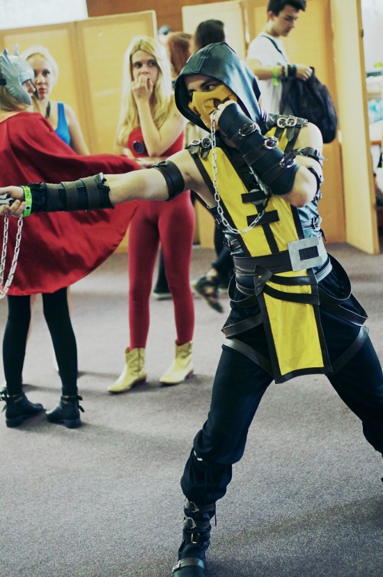 Scorpion, Mortal Kombat Cosplay @ Comics Salon 2014