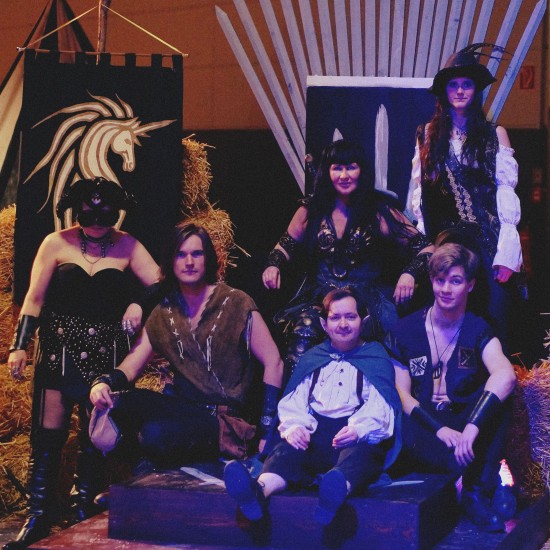 Xena & crew on the Iron Throne @ Mittelalterspektakel 2014 VAZ St. Pölten