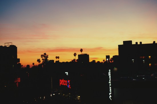 L.A. sunset