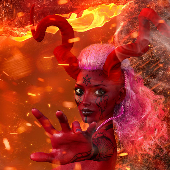 Hell Girls NFT Crypto Art