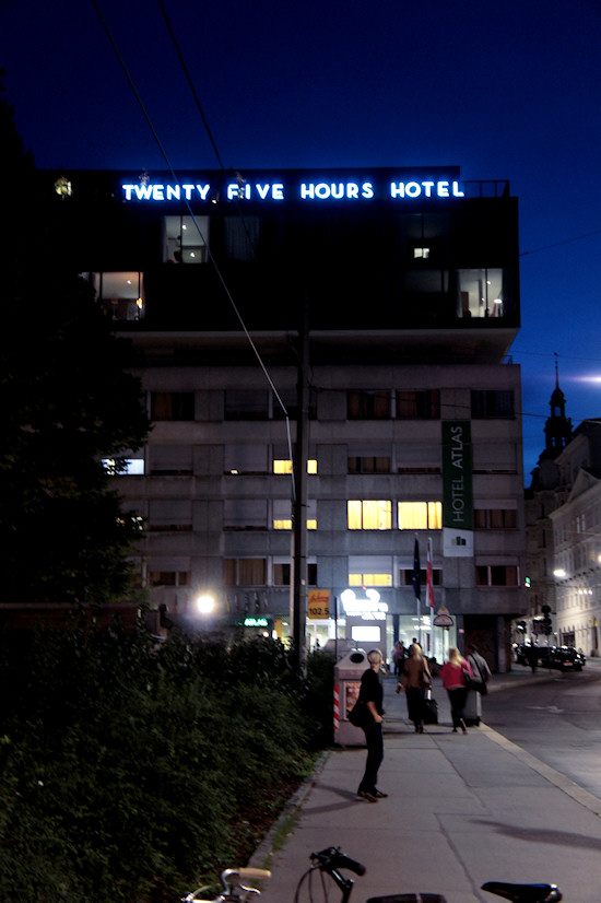 25hours Hotel Vienna At Night