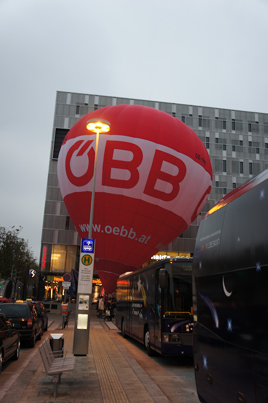 BahnhofCity Wien West: ÖBB Ballon