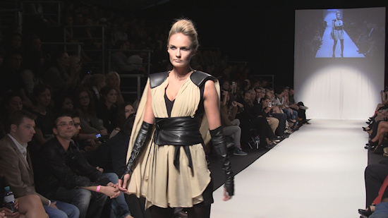 CALLISTI MQ Vienna Fashion Week Gladiator Dress