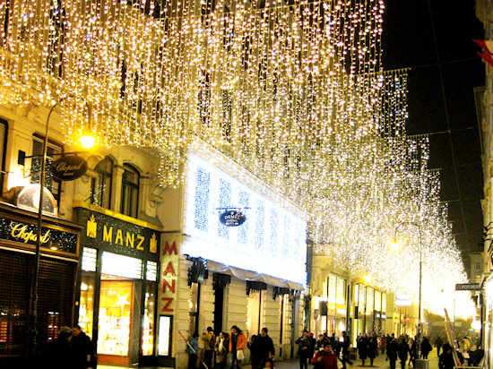 Hoher Markt Wien at Christmas