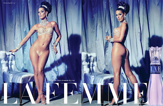 La Femme Carmen Carrera: Fake Ads by Steven Meisel