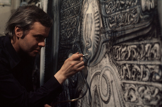 HR Giger at Work