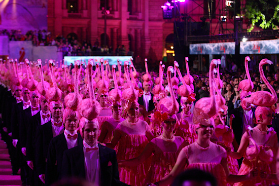 Life Ball 2011 Flamingo Ballet