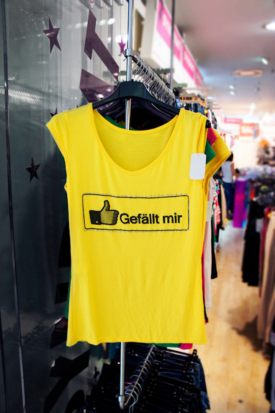 Like Button T-Short "Gefällt mir"