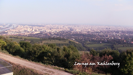 Lounge am Kahlenberg Wien Panorama