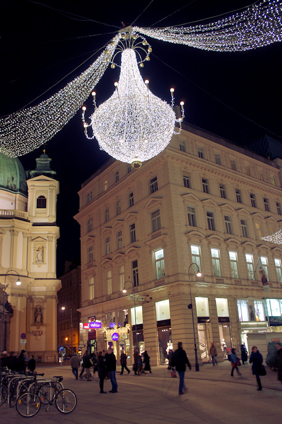 Xmas Lights Vienna: Graben Wien