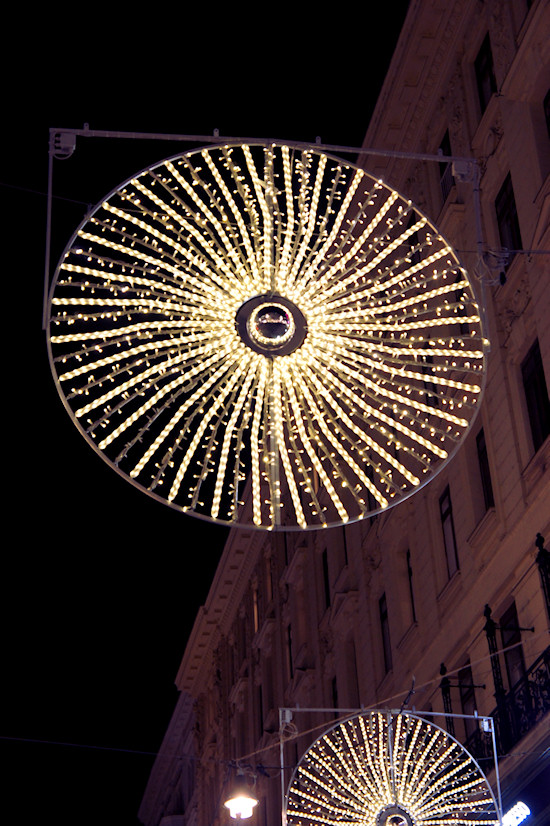 Xmas Lights Vienna: Spiegelgasse