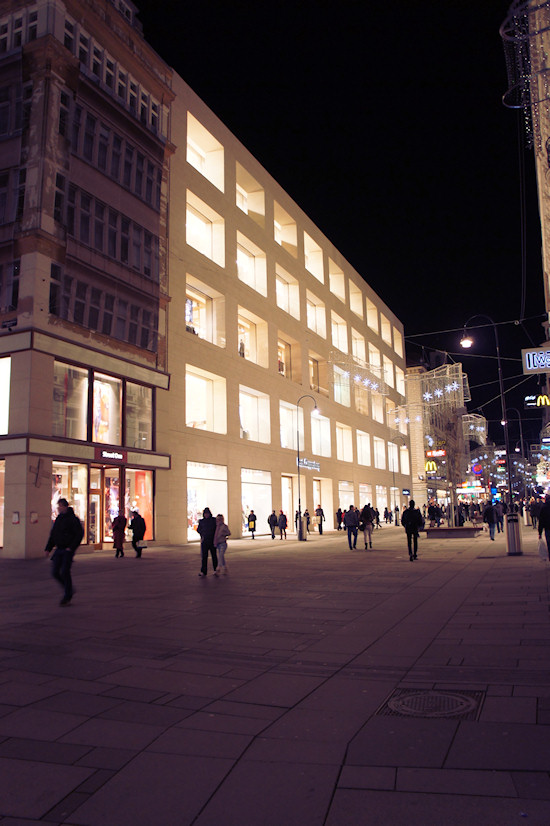 Xmas Lights Vienna: Peek & Cloppenburg Kärtner Straße Wien