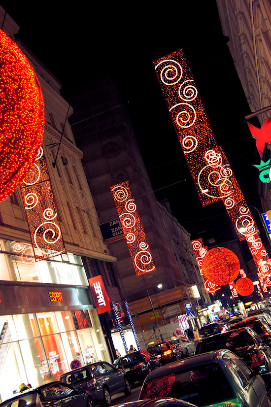 Xmas Lights Vienna: Rotenturmstraße