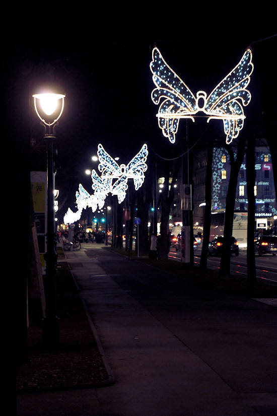 Xmas Lights Vienna: Burg Ring Wien